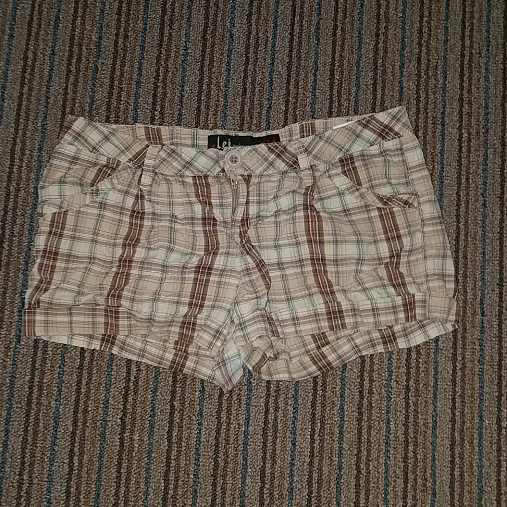 Plaid shorts